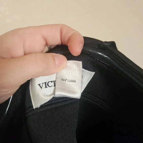 Victor Costa Vintage Classic Strapless Black Layered Mini Dress Women's Size 6 - Picture 8 of 11